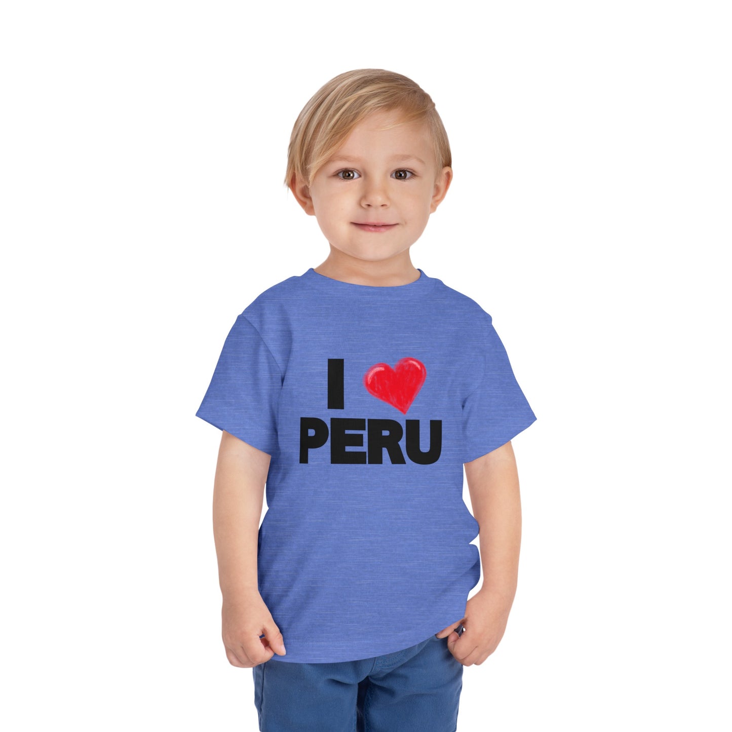Best PeruvianToddler Short Sleeve Tee "I Love Peru"