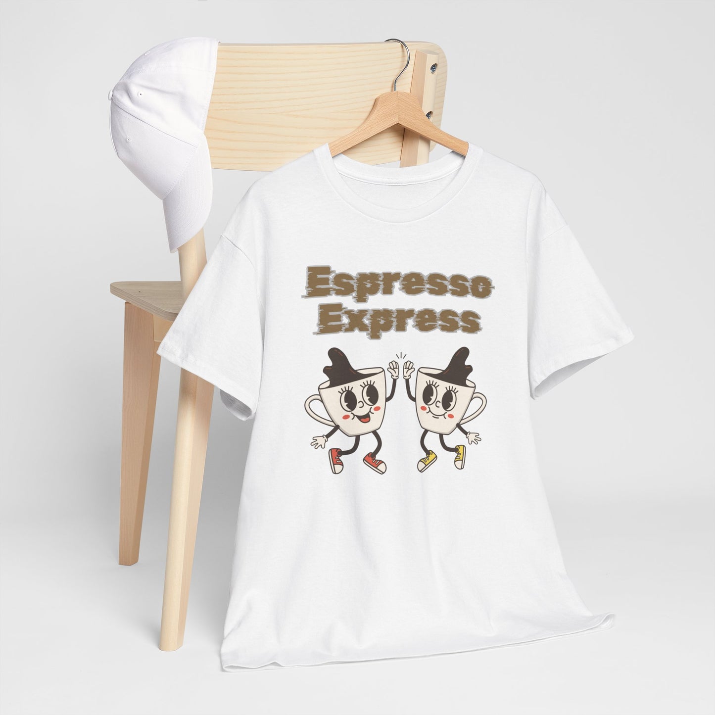 Best Unisex  Espresso Express Coffee Tee That's Brewing Smiles: Caffeine Teamwork