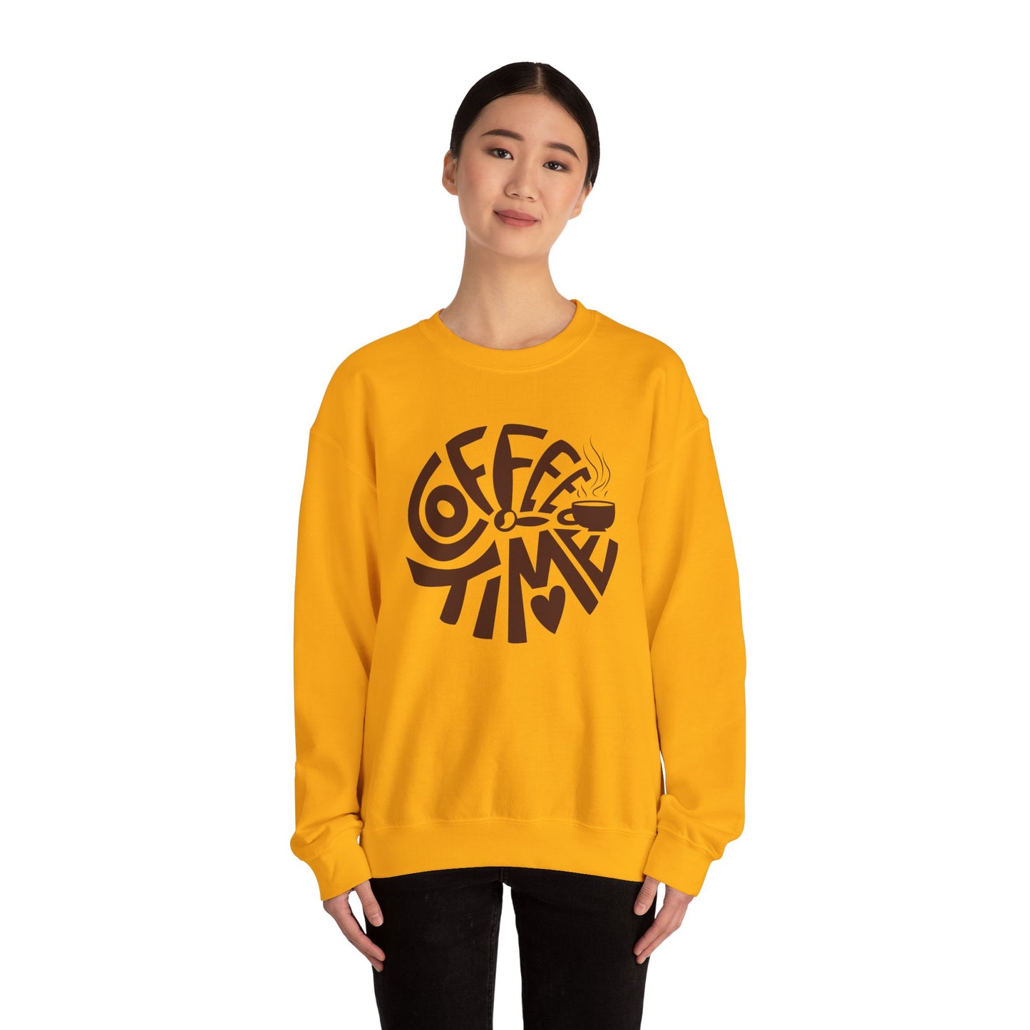 ☕ Coffee Time Sweatshirt USA | Unisex Cozy Sweater