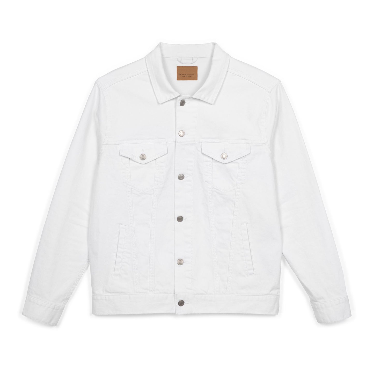 Cozy Cat Coffee Denim Jacket – Unisex Embroidered Style (USA Only)