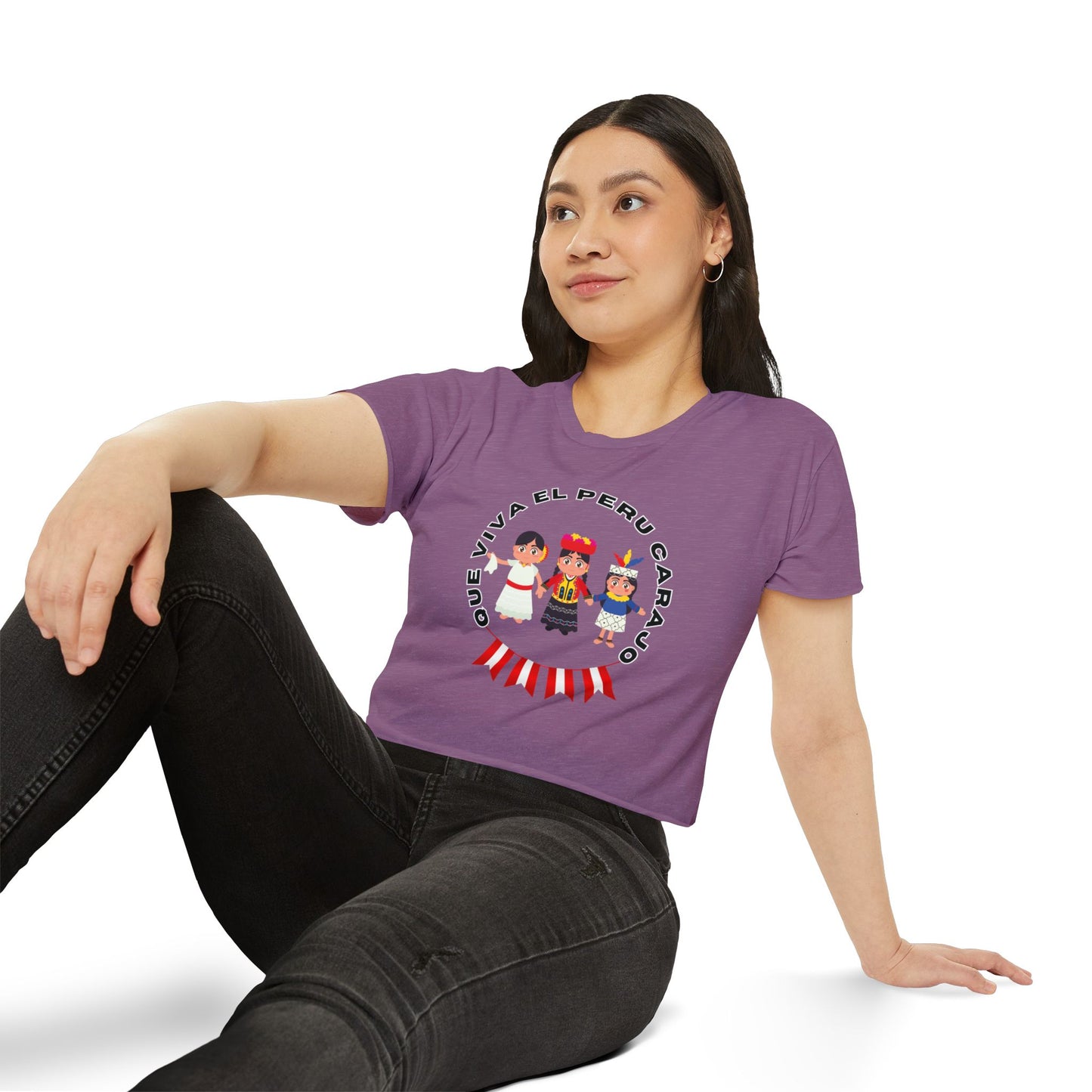 Best Peruvian Crop Top "Que Viva el Peru Carajo He Dicho "