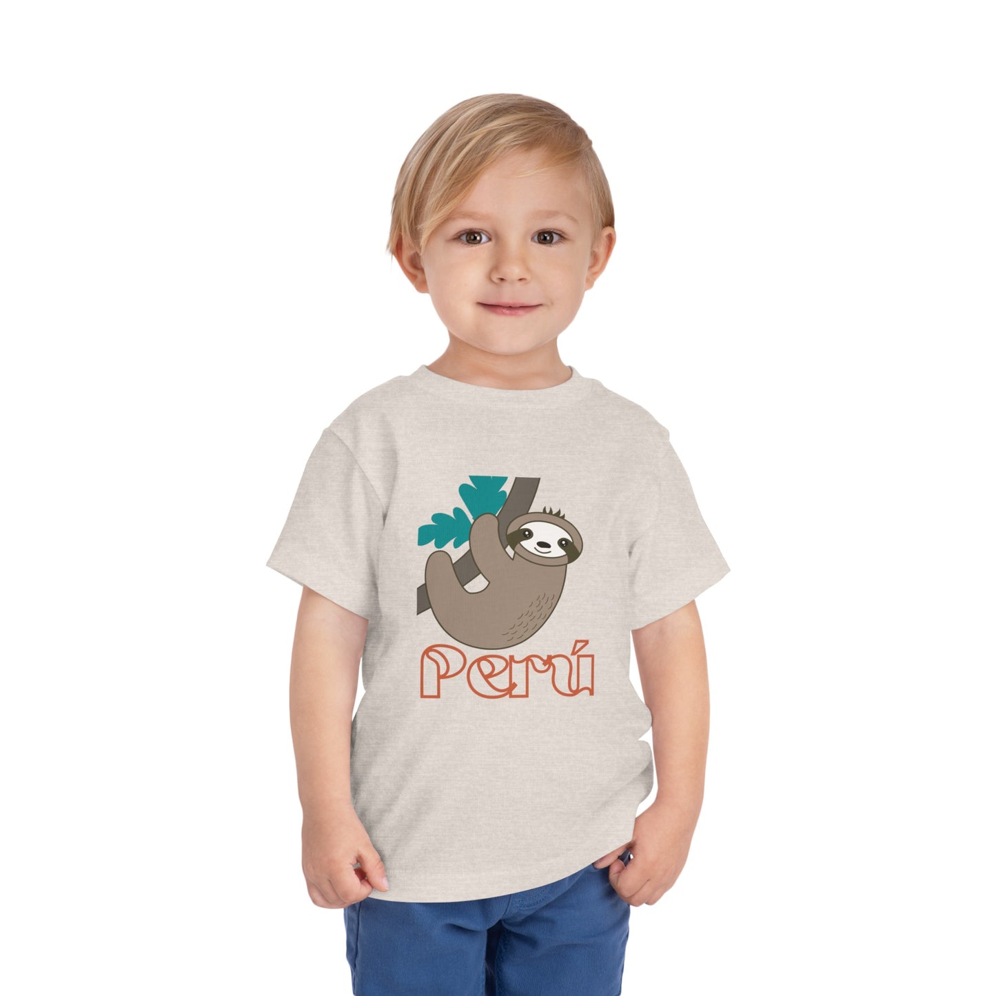 Best PeruvianToddler Short Sleeve Tee "Peru Perezozo"