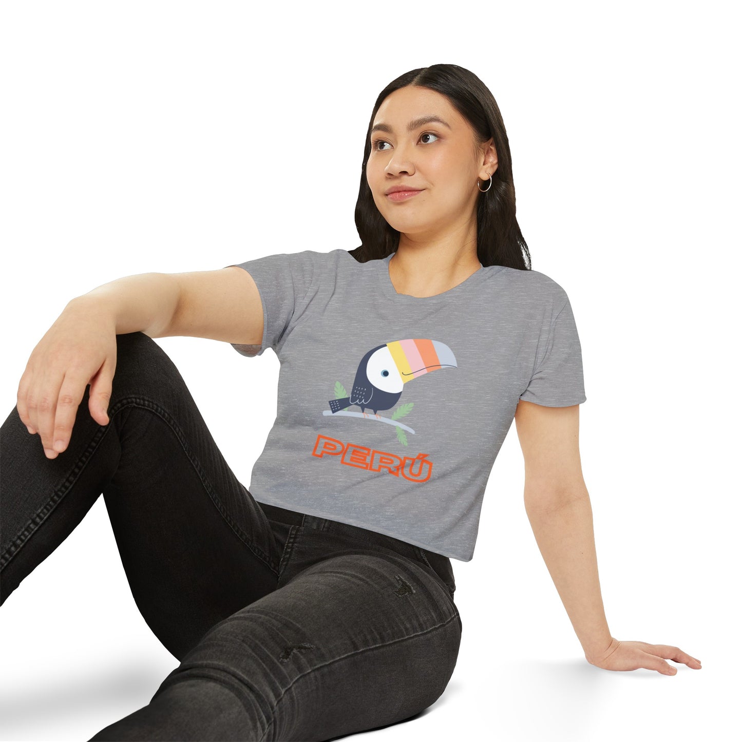 Peruvian Crop Top "Peru Tucan"