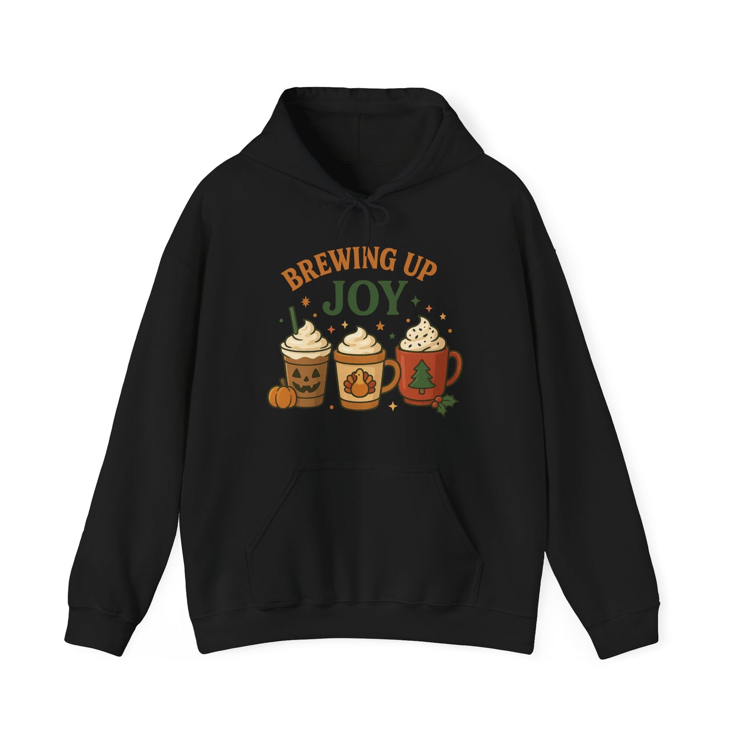 Brewing Up Joy Hoodie USA ππ¦π β Unisex Holiday Coffee Hoodie for Every Season