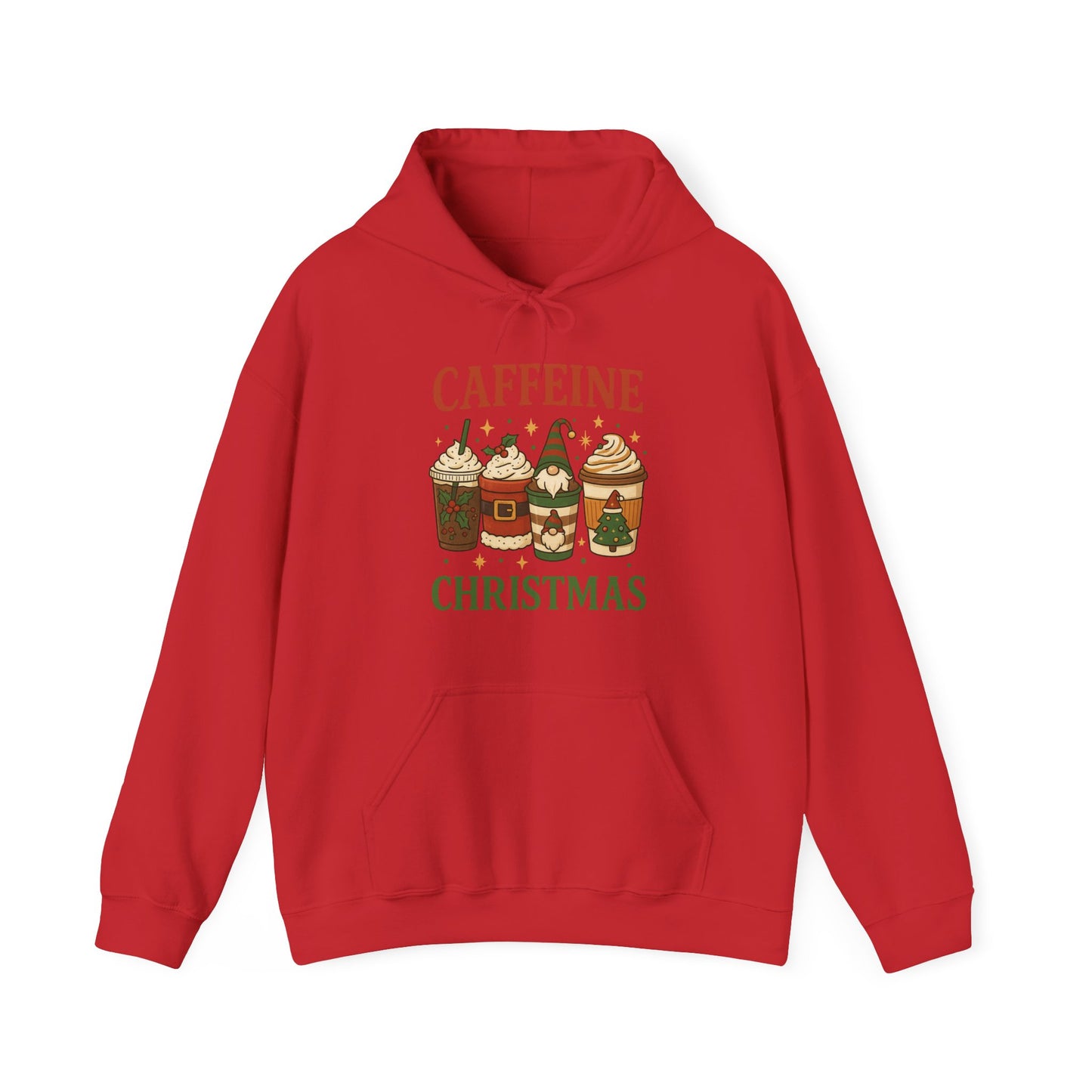 Caffeine Christmas Hoodie USA π
β β Unisex Holiday Coffee Hoodie for Coffee Lovers