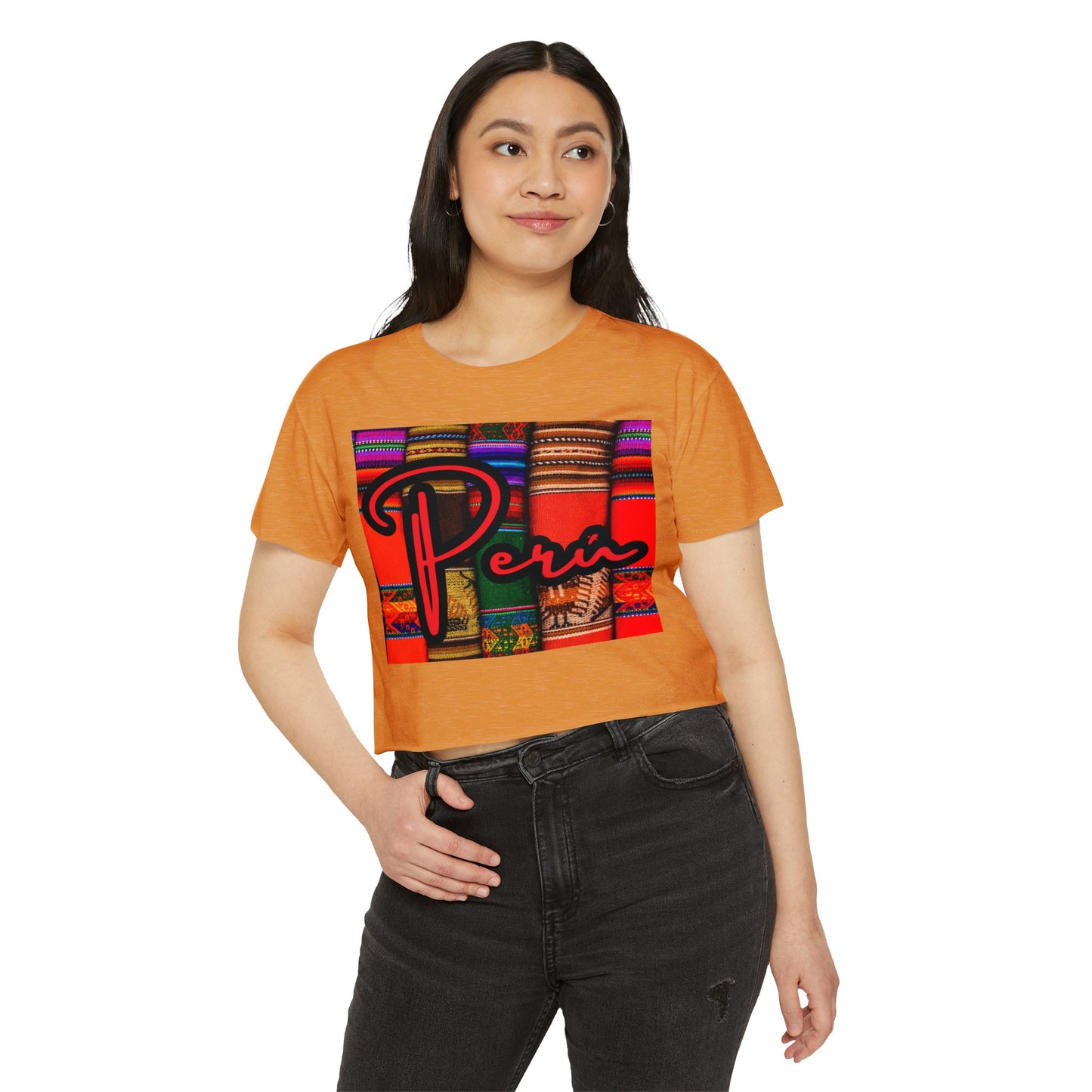 Peruvian Crop Top "Peru Manta"