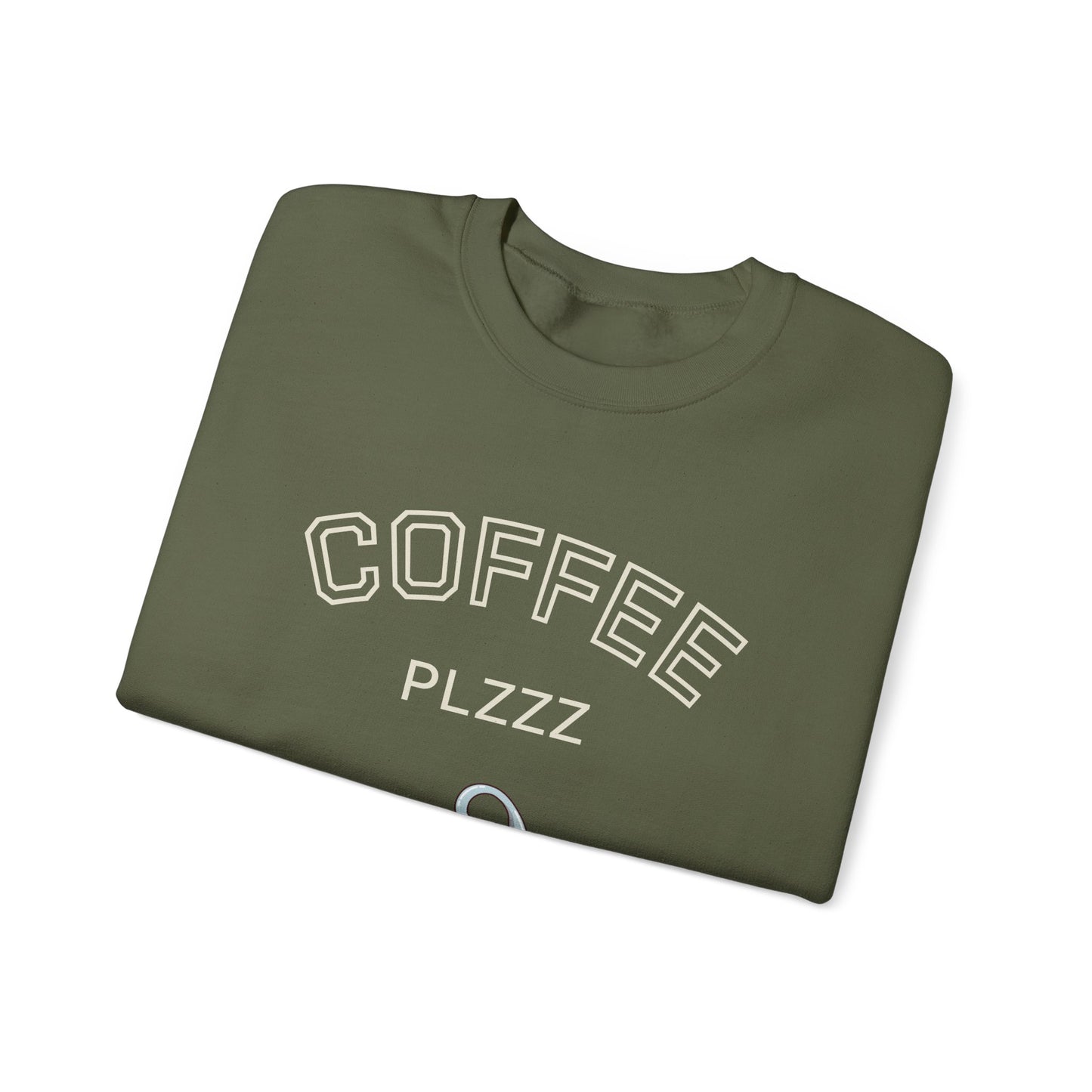 π±β Coffee Plzzz Cat Sweatshirt USA | Eco-Friendly Unisex Coffee Sweater