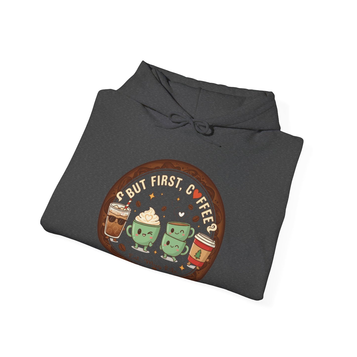 ☕❤️ But First, Coffee Hoodie USA | Cozy Coffee Lovers Hoodie