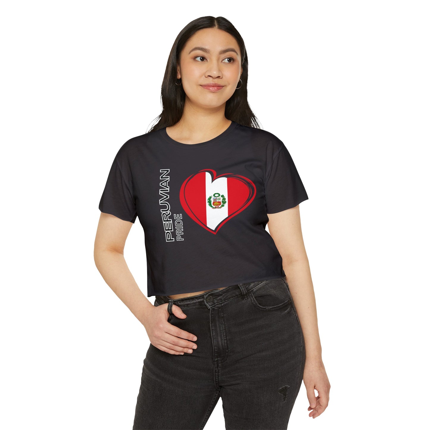 Best Peruvian Crop Top "Peru Flag"