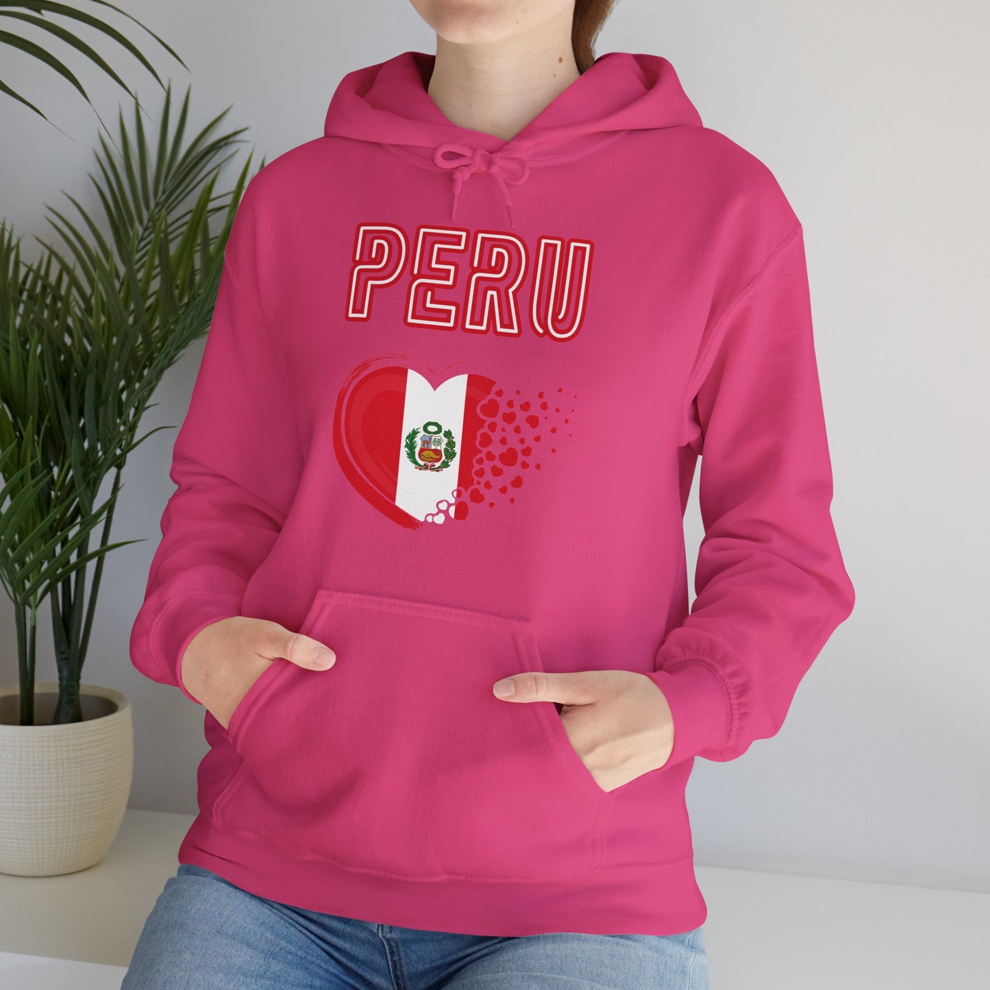Best Peru Heart Flag Hoodie - Peruvian Pullover
