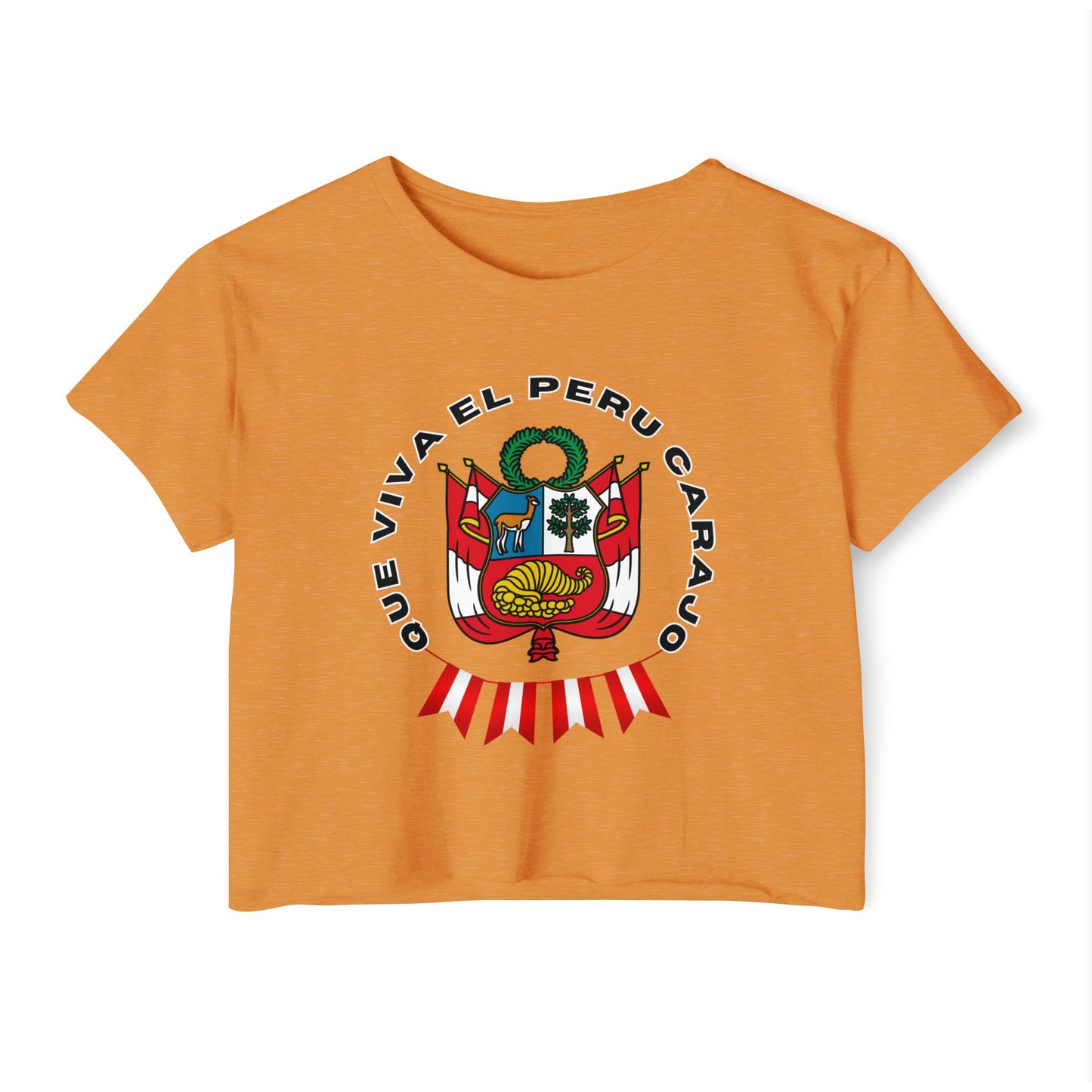Best Peruvian Crop Top "Peru Escudo"