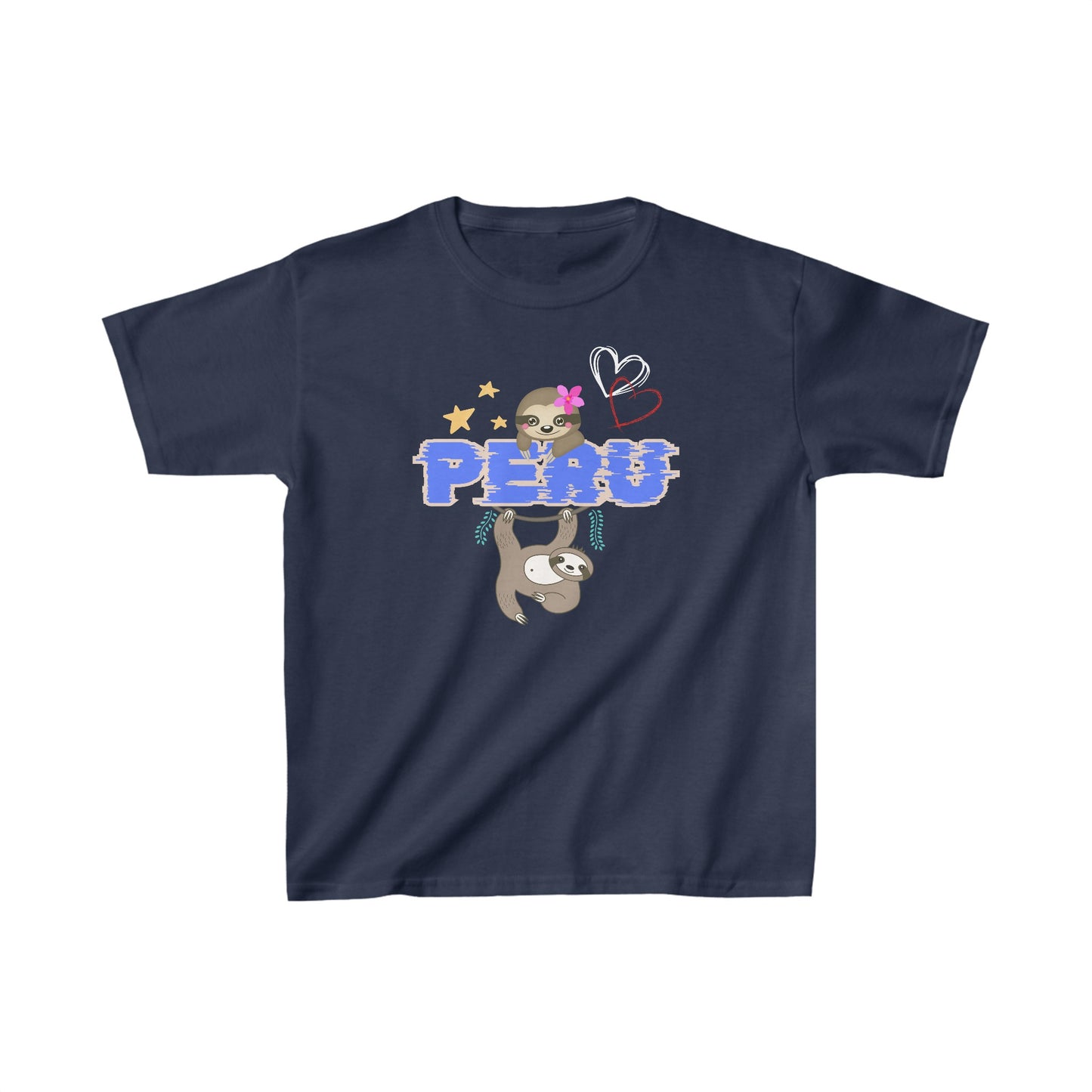 Best Peruvian Kids Tee "Peru Jungle Perezozo"