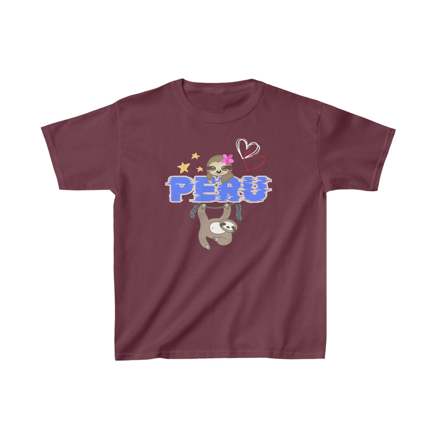 Best Peruvian Kids Tee "Peru Jungle Perezozo"