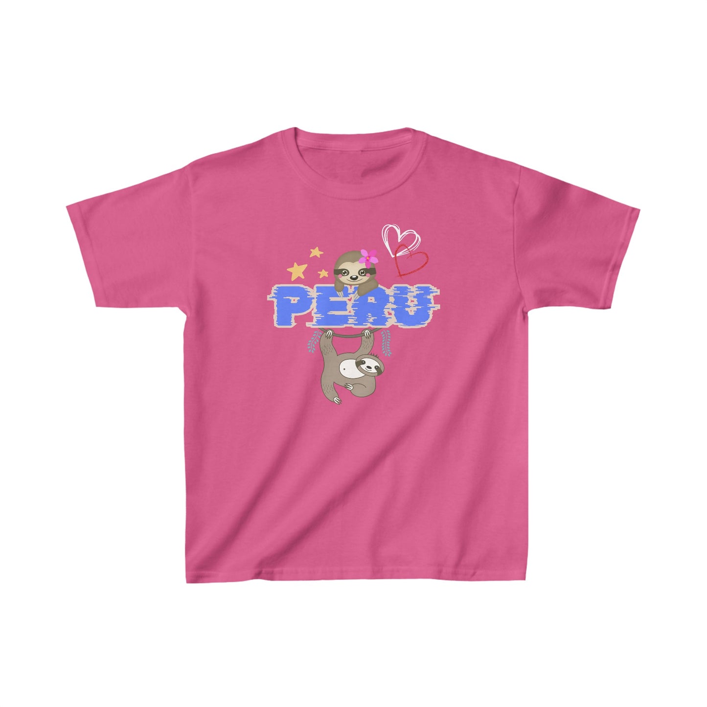 Best Peruvian Kids Tee "Peru Jungle Perezozo"