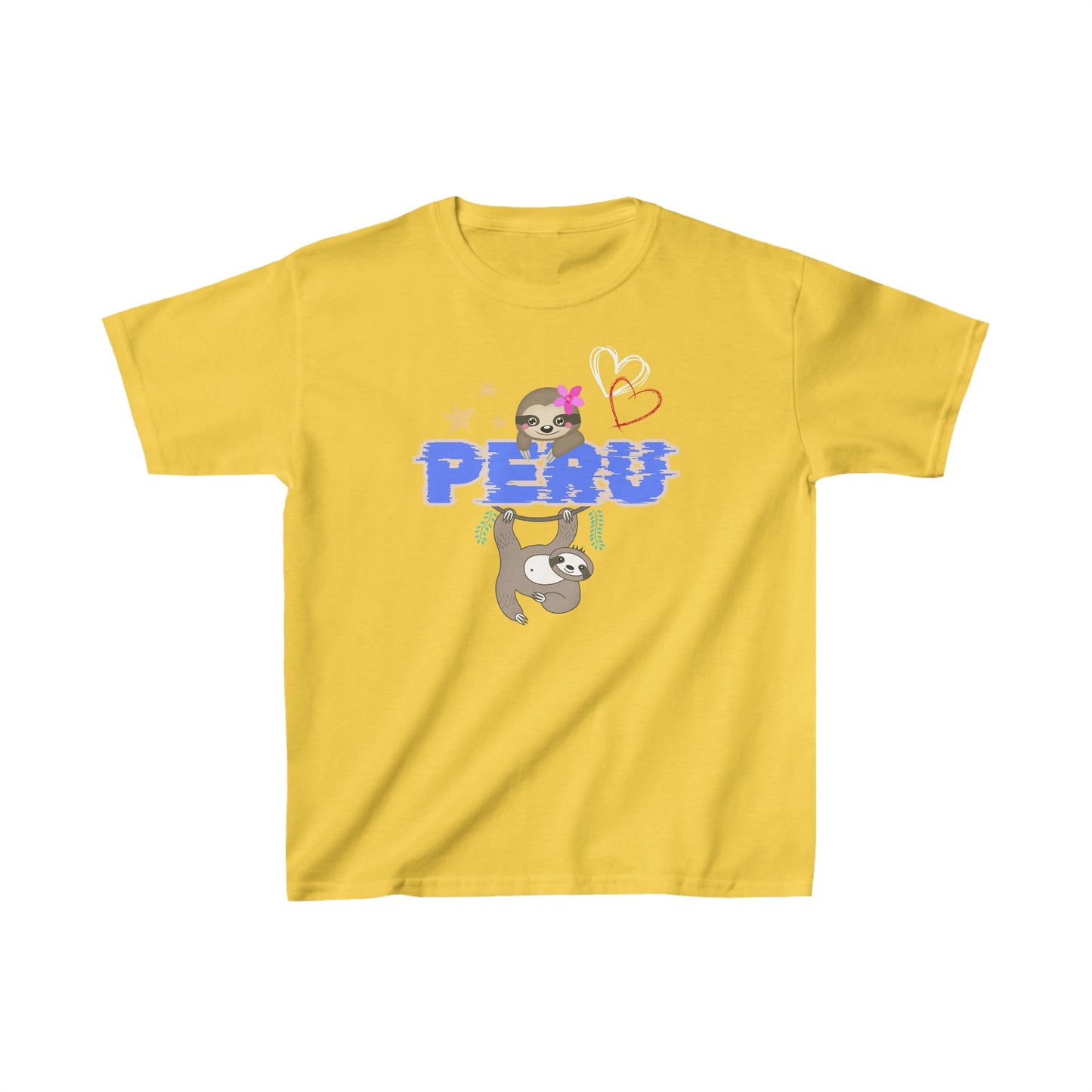 Best Peruvian Kids Tee "Peru Jungle Perezozo"