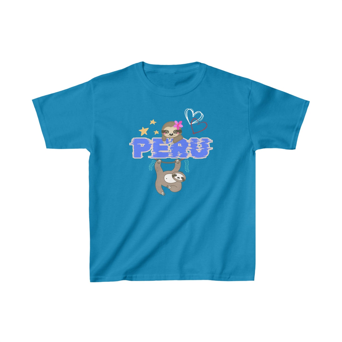 Best Peruvian Kids Tee "Peru Jungle Perezozo"