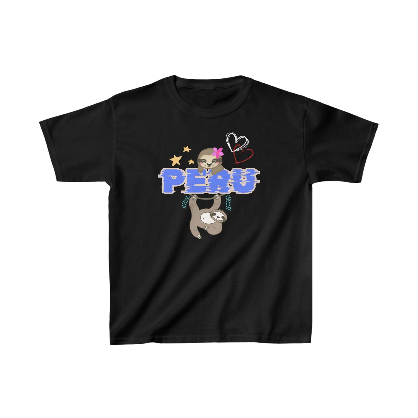 Best Peruvian Kids Tee "Peru Jungle Perezozo"