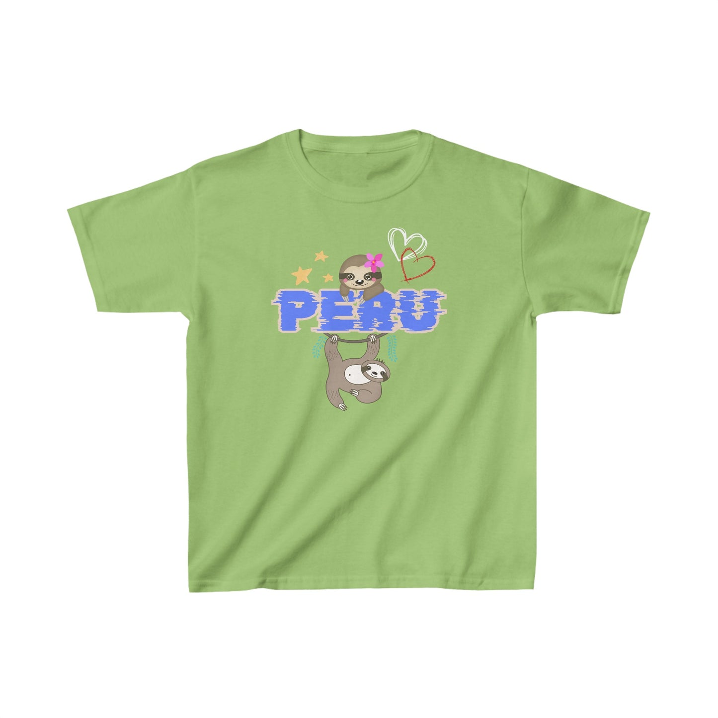 Best Peruvian Kids Tee "Peru Jungle Perezozo"