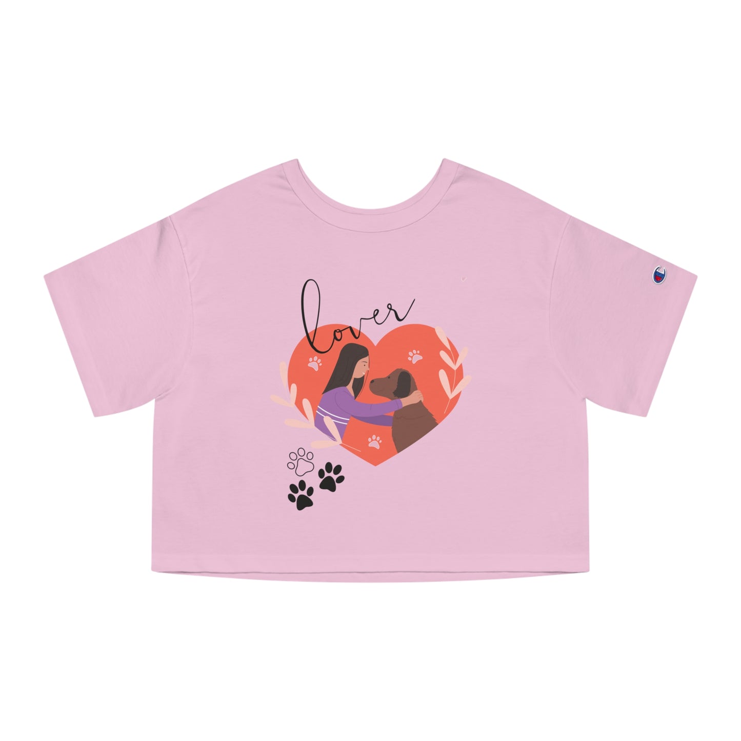 Best Champion Cropped T-Shirt "Paws of Affection"
