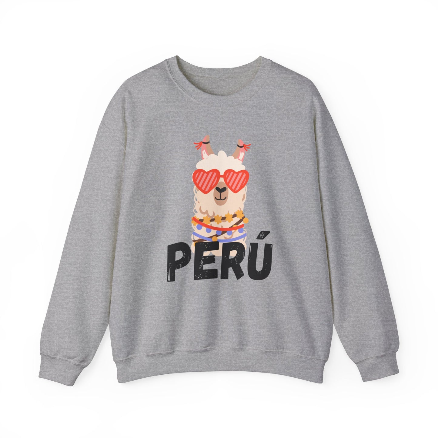 Best Unisex Sweatshirt Peruvian Inspired "Llama Heart"