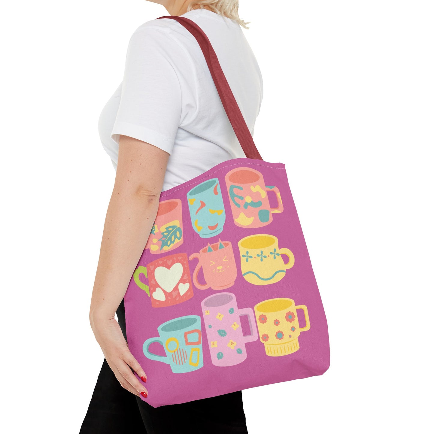 Best Coffee Tote Bag "Coffee Mugs for Coffee Addicts"