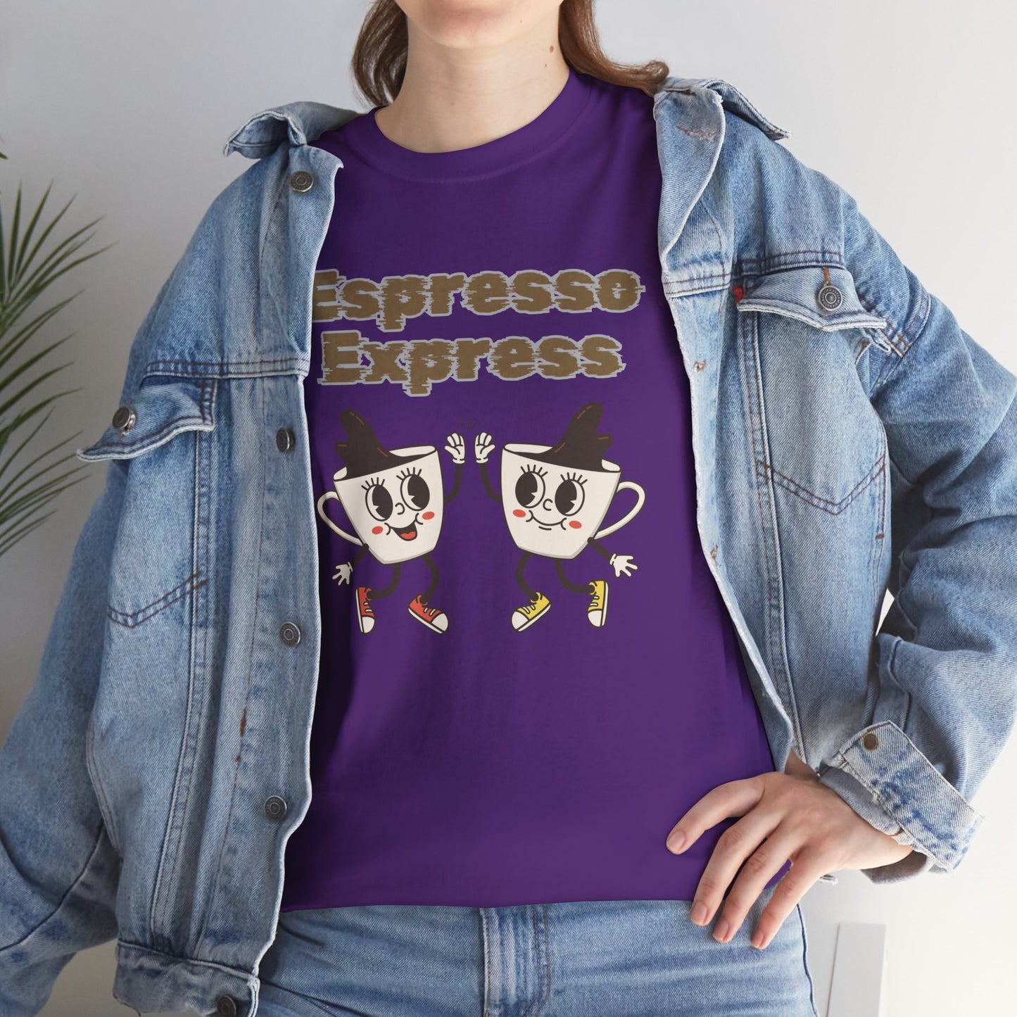 Best Unisex  Espresso Express Coffee Tee That's Brewing Smiles: Caffeine Teamwork