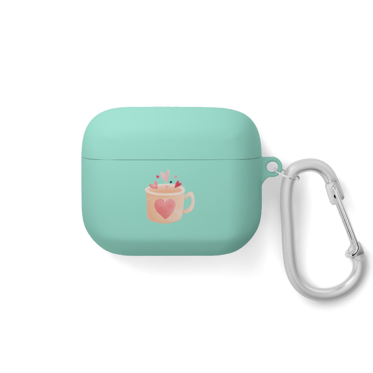 Best Coffee AirPods and AirPods Pro Case Cover "Coffee Mugs Heart"
