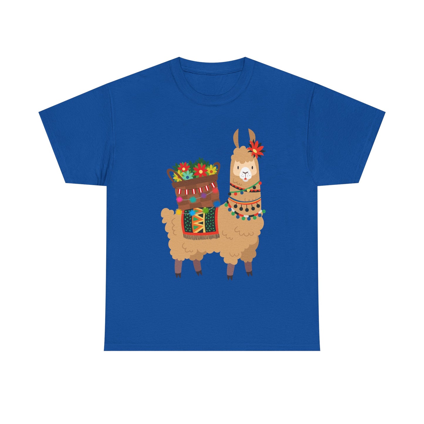 Fiesta Llama Unisex Tee – Bold Print, Classic Comfort