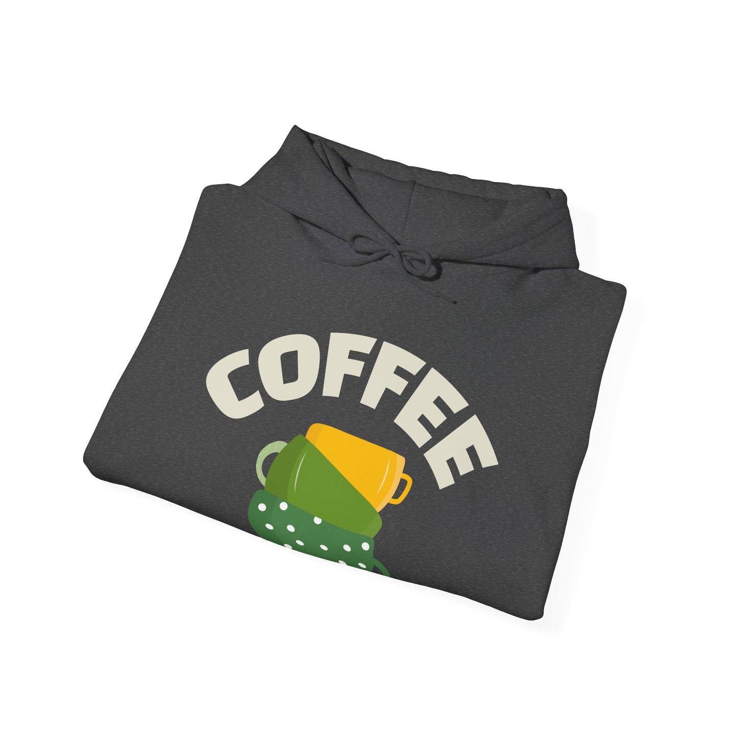 ☕ Stacked Coffee Cups Hoodie USA | Cozy Coffee Lovers Hoodie
