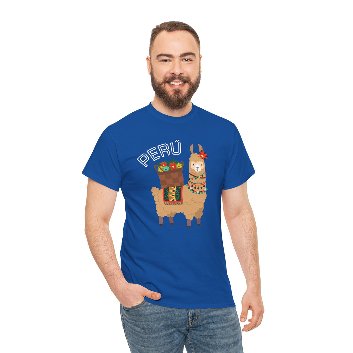 Best Peru Llama T-Shirt USA Unisex Andean Llama Pride Tee