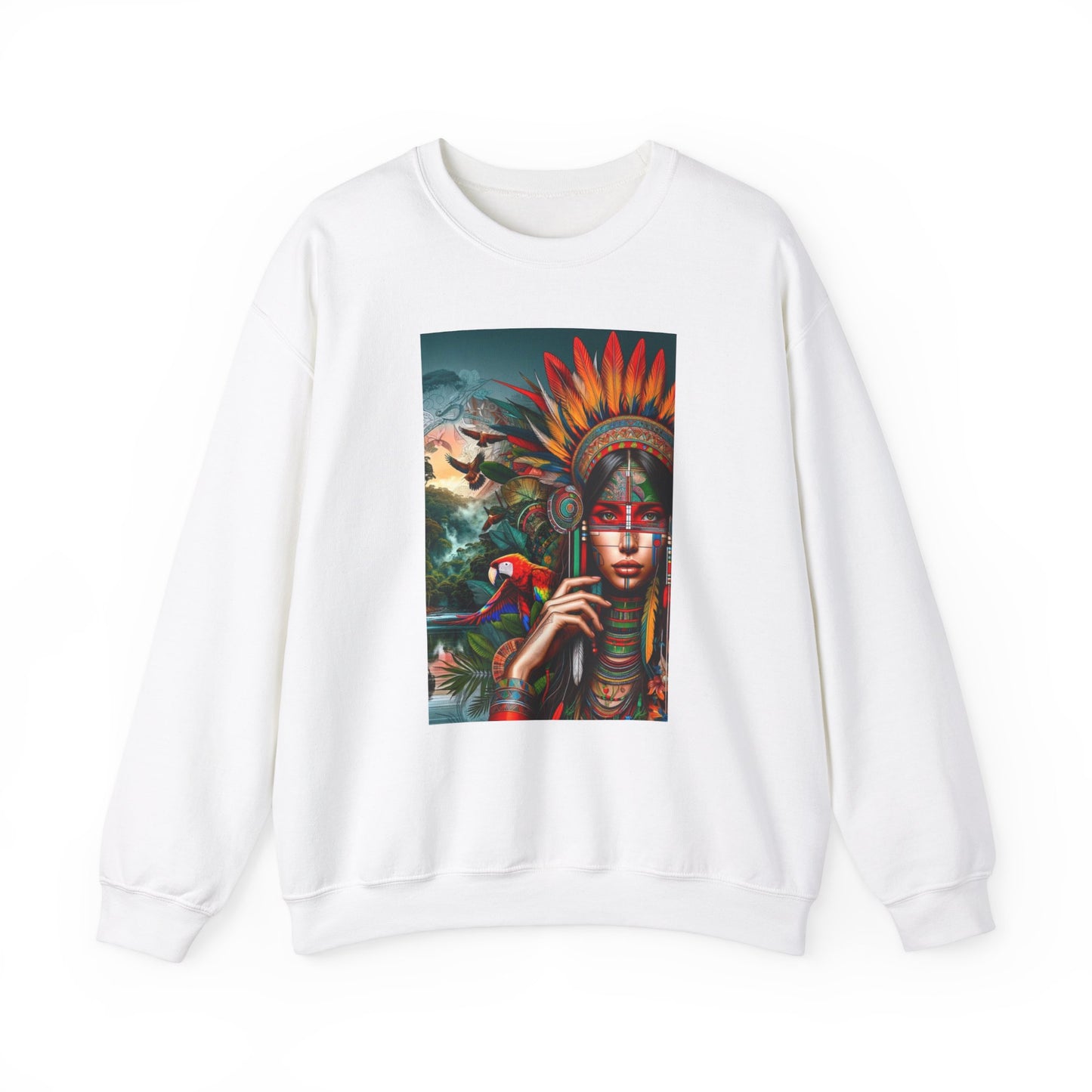 Best Unisex Sweatshirt Peruvian Inspired Ashaninka Girl