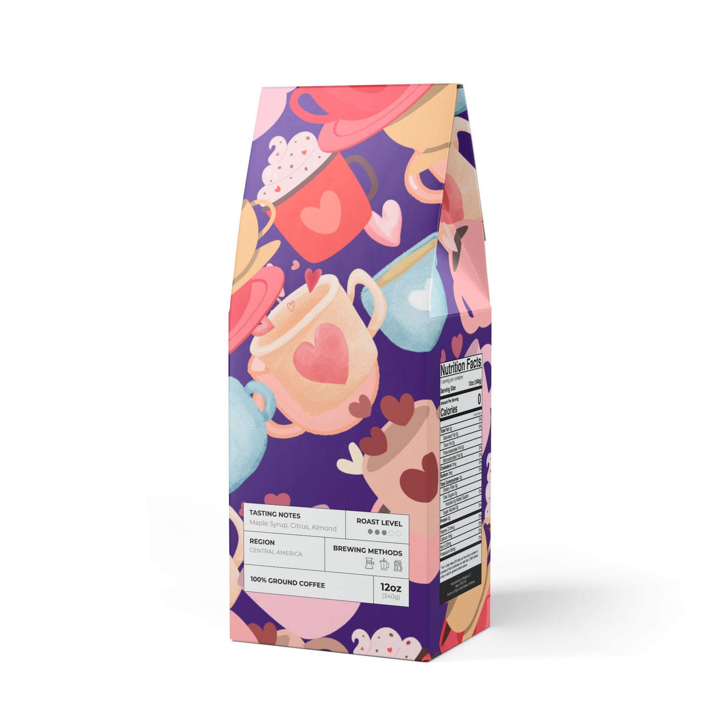 Best Coffee Blend (Medium Roast) "Coffee Mugs Hearts"