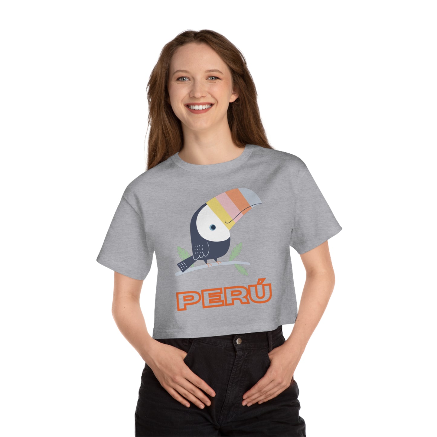 Champion Cropped T-Shirt "Peruvian Rainforest"
