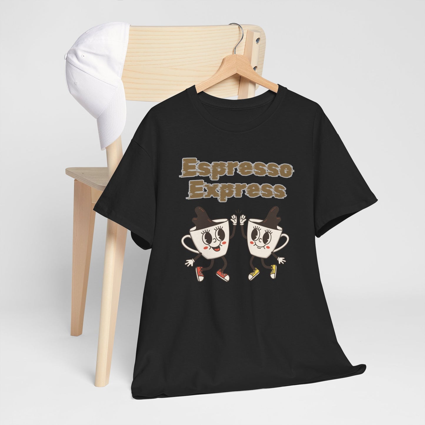 Best Unisex  Espresso Express Coffee Tee That's Brewing Smiles: Caffeine Teamwork