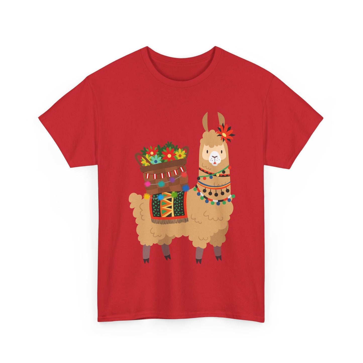 Fiesta Llama Unisex Tee – Bold Print, Classic Comfort
