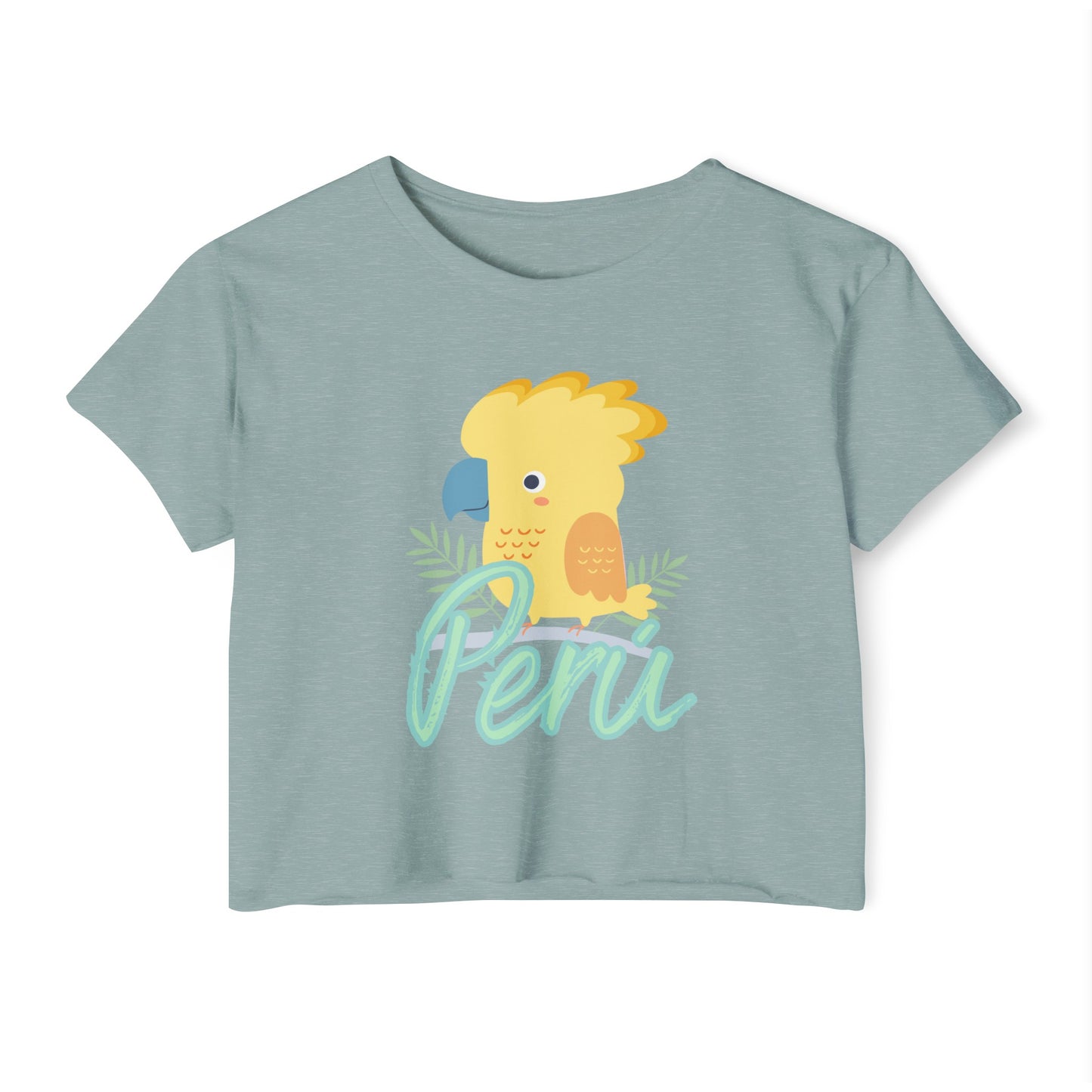 Peruvian Crop Top "Gallito de Las Rocas"