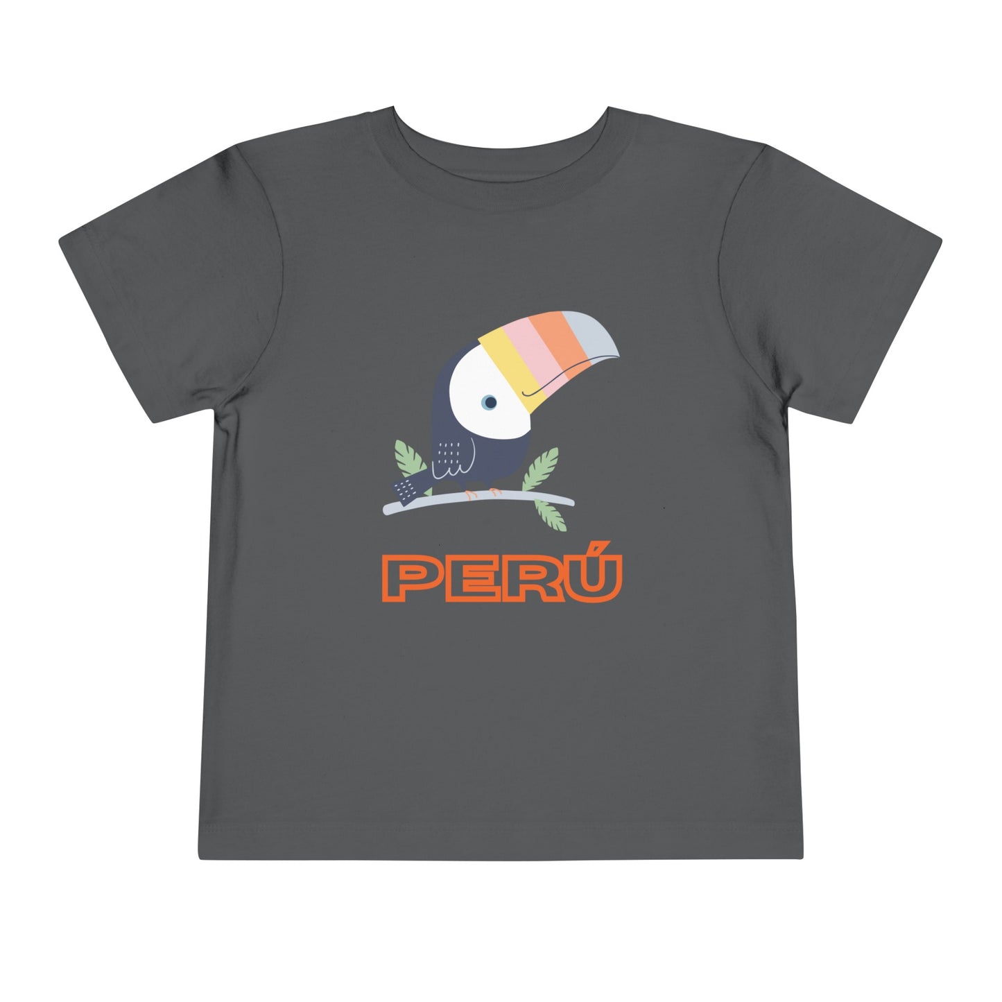 Best PeruvianToddler Short Sleeve Tee "Peru Toucan Colors"