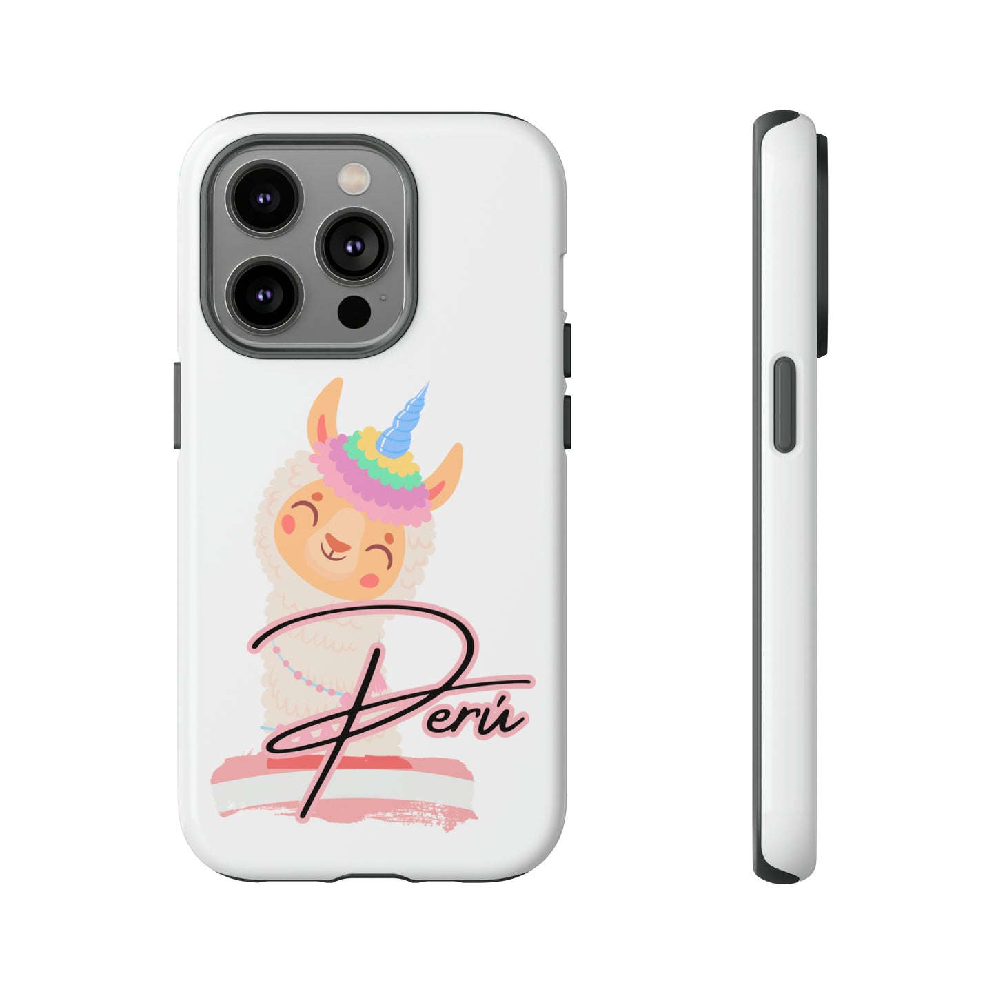 Tough iPhone Case "Llama Love on-the-Go"