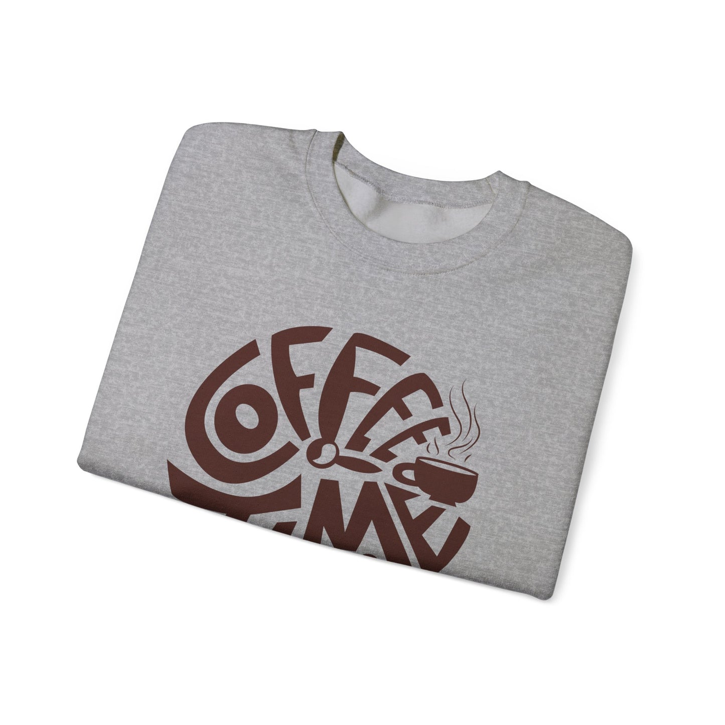 ☕ Coffee Time Sweatshirt USA | Unisex Cozy Sweater