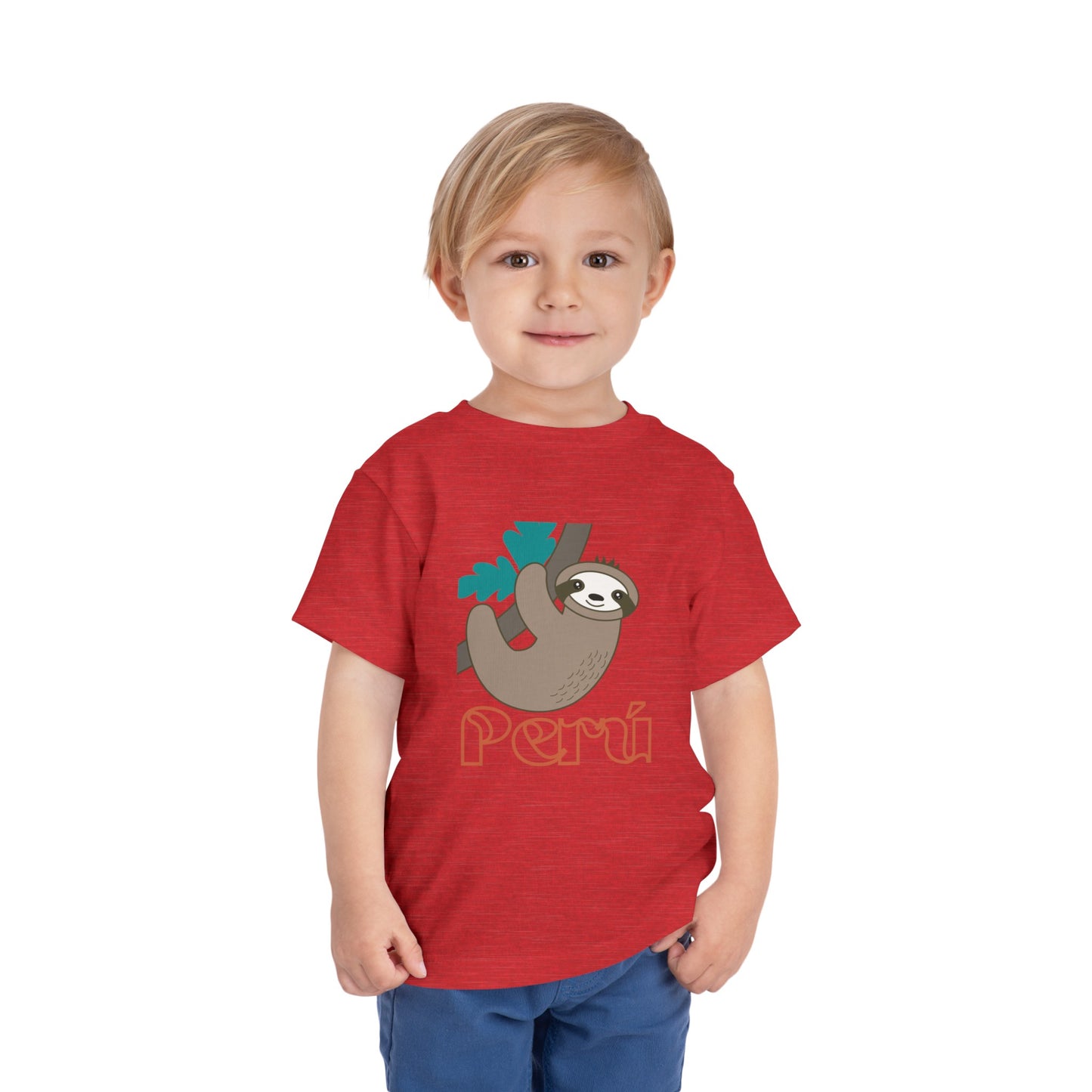Best PeruvianToddler Short Sleeve Tee "Peru Perezozo"