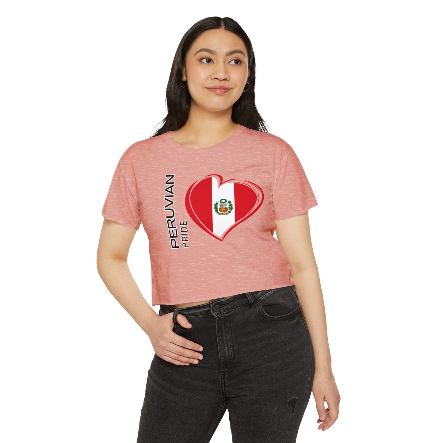 Best Peruvian Crop Top "Peru Flag"
