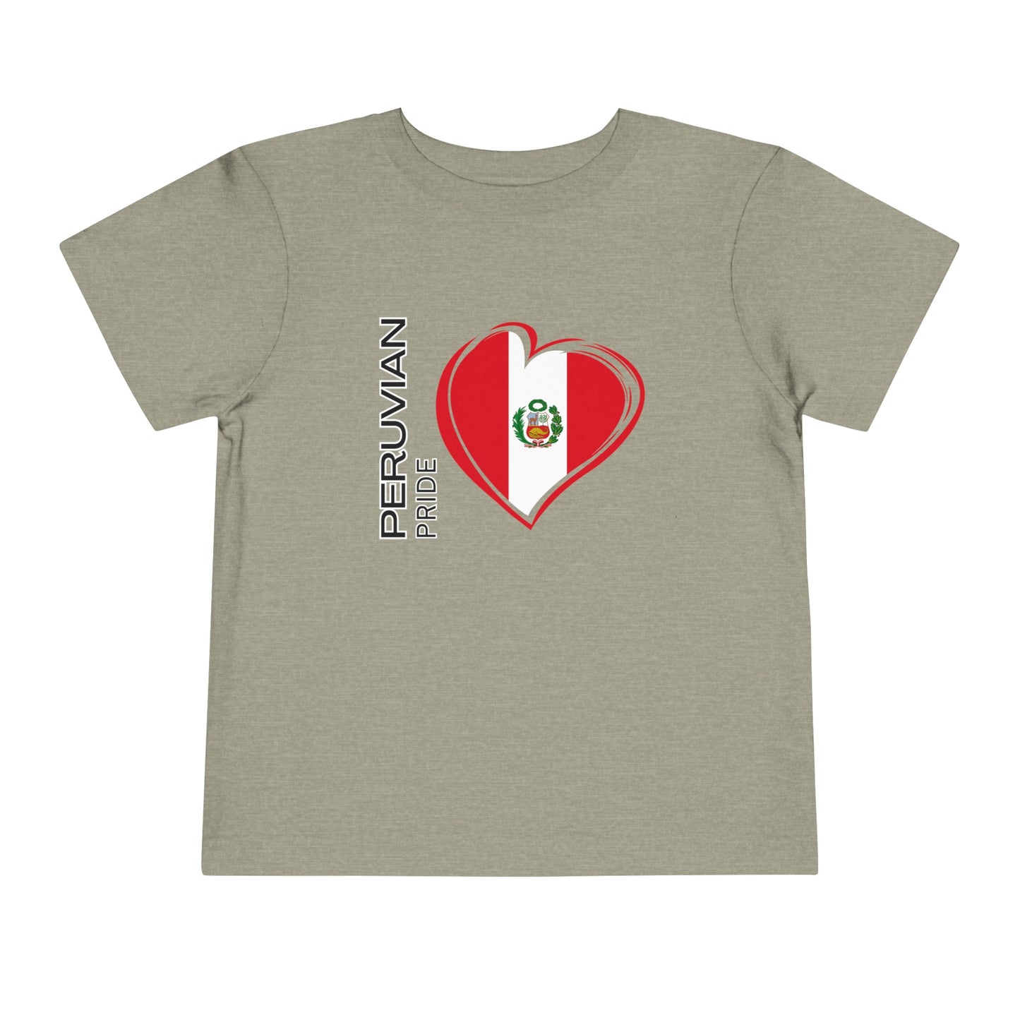 Best PeruvianToddler Short Sleeve Tee "Peruvian Pride Flag"