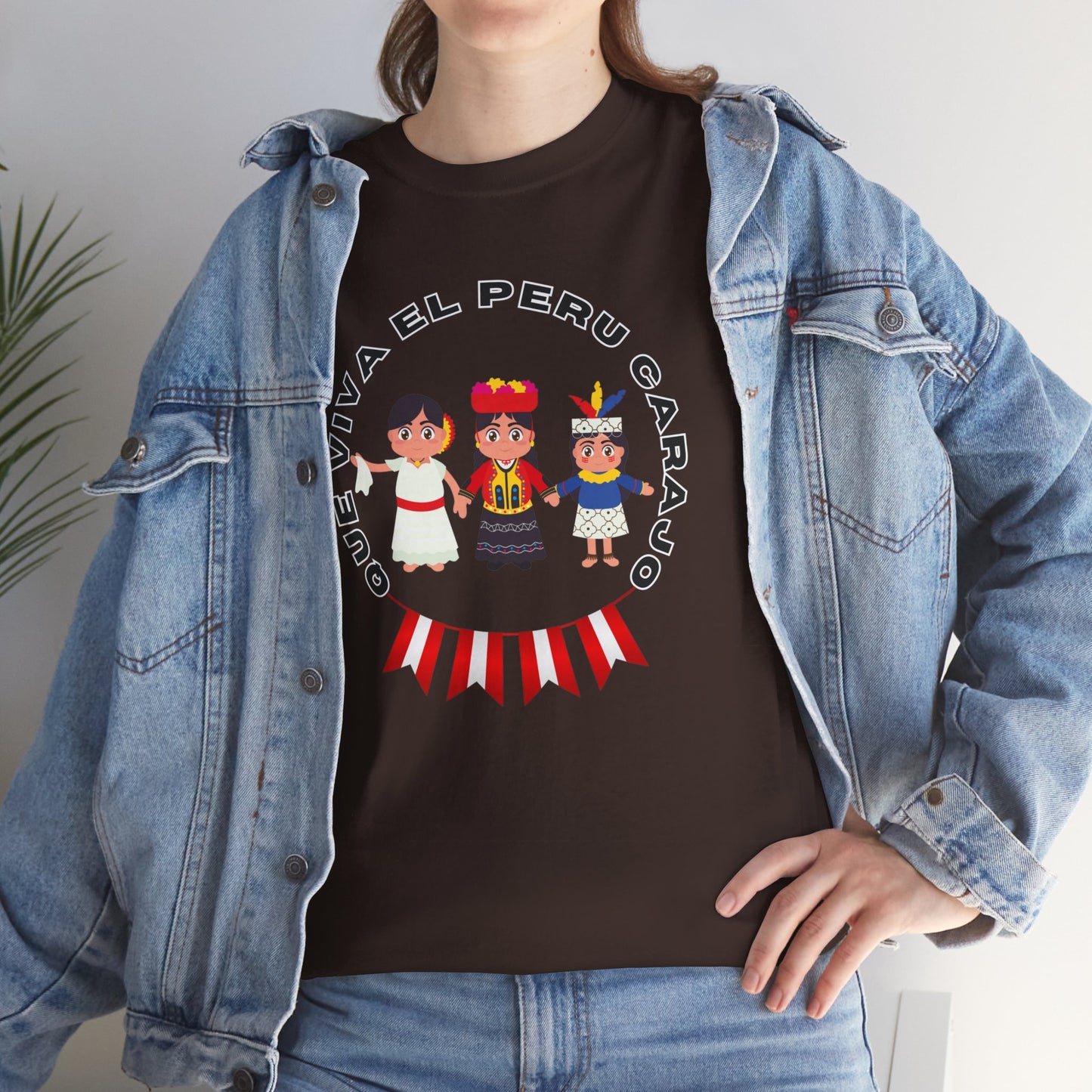 Best Peruvian Unisex T-Shirt "Que Viva El Peru Carajo he Dicho"