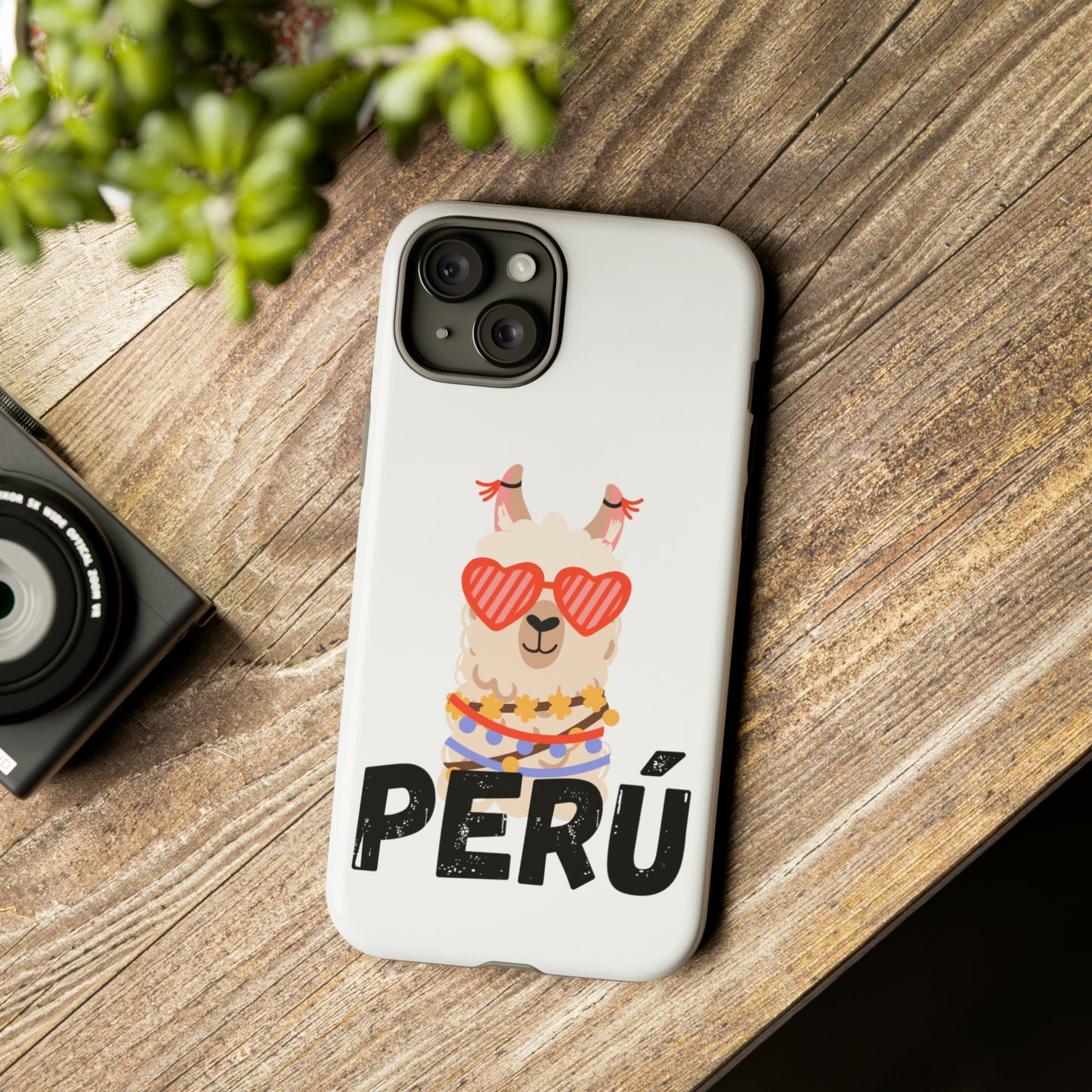 Tough iPhone Cases "Peruvian Llama"