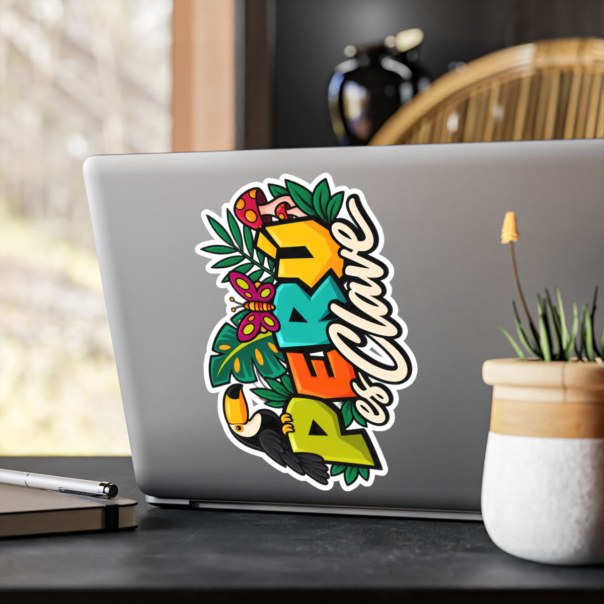 Best Perú es Clave Sticker - Amazon Toucan Jungle Decal