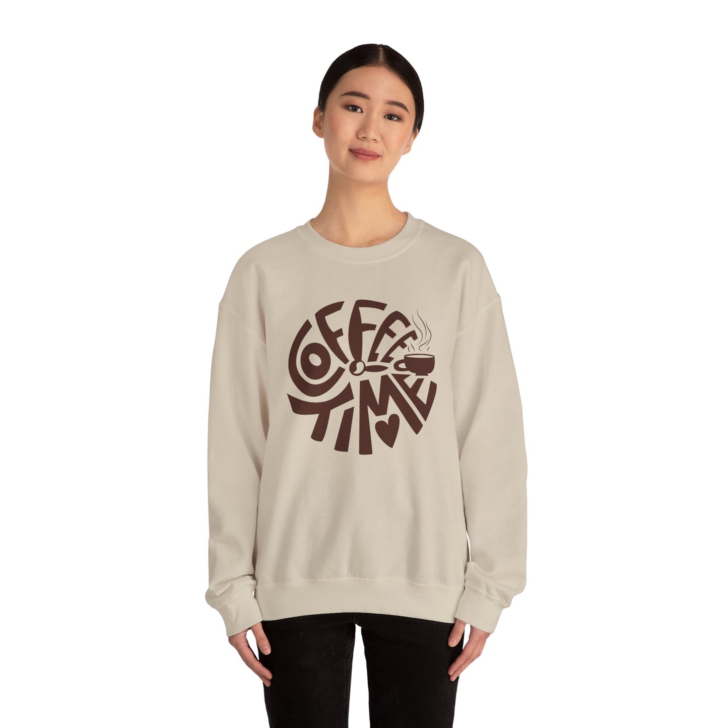 ☕ Coffee Time Sweatshirt USA | Unisex Cozy Sweater