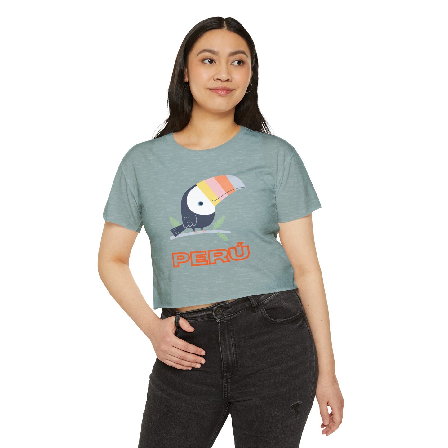 Peruvian Crop Top "Peru Tucan"