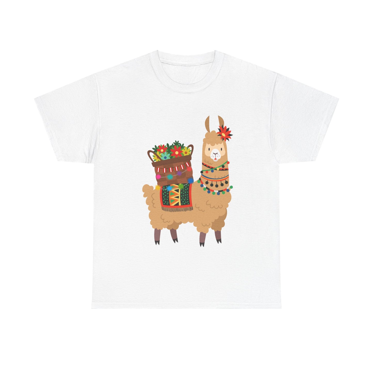 Fiesta Llama Unisex Tee – Bold Print, Classic Comfort
