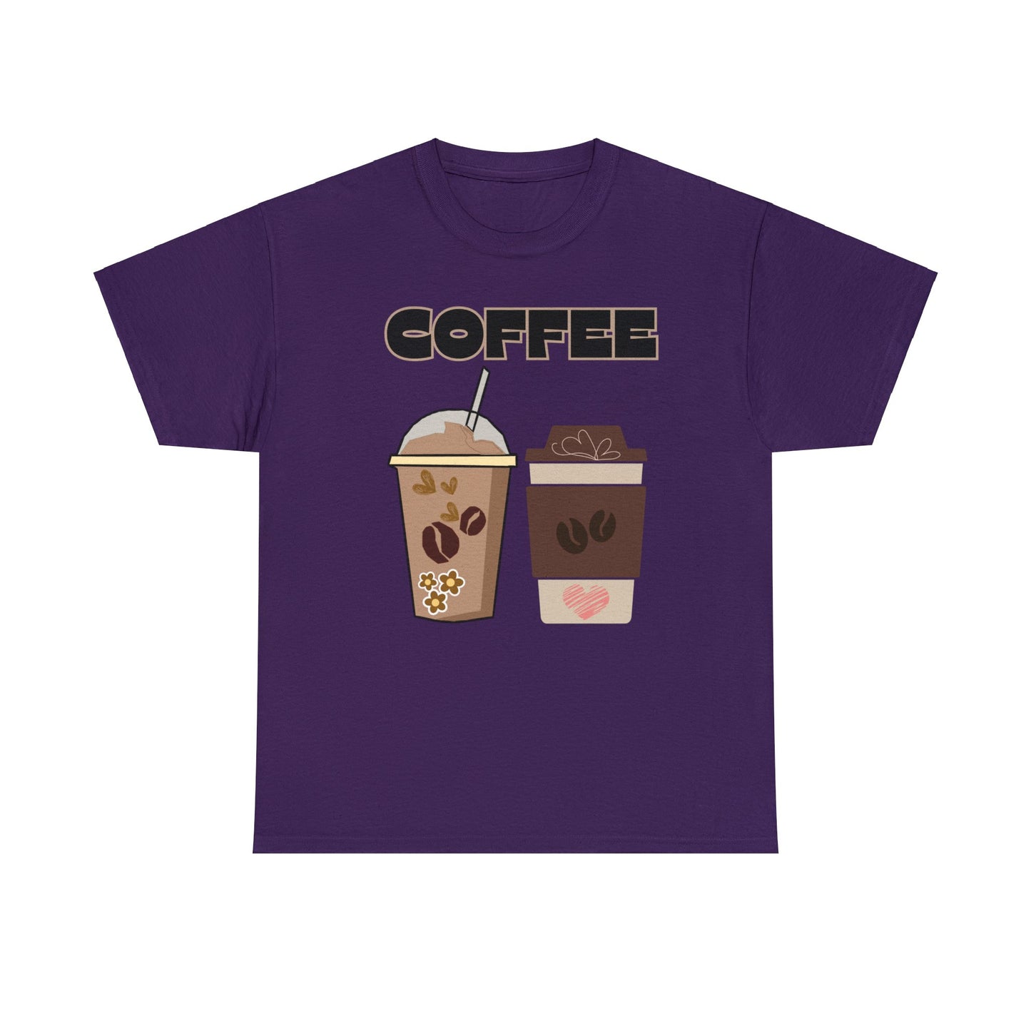 Best Unisex Coffee T-Shirt "Two Cups"