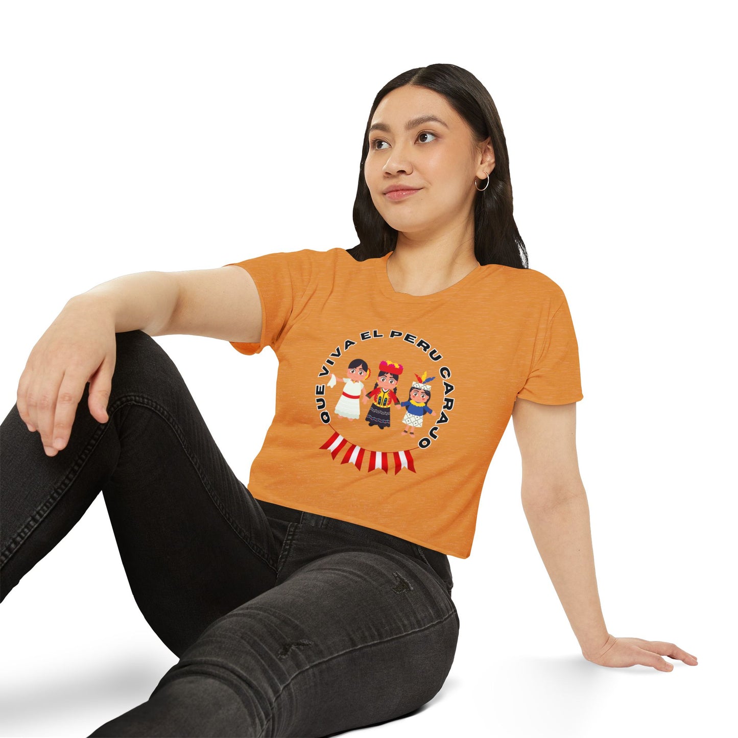 Best Peruvian Crop Top "Que Viva el Peru Carajo He Dicho "